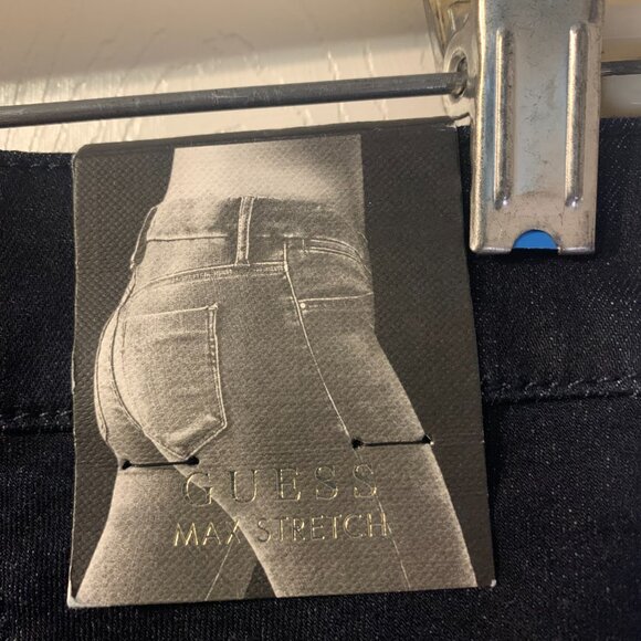 Guess Women's Y2K Addie Max Stretch Denim Jeggings Size 29 NEW Black High Rise - Picture 6 of 12